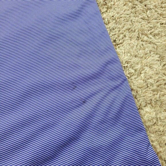 FootJoy Golf Shirt Mens XL Polo Purple Stripe Short Sleeve Logo Performance Read - Picture 8 of 9